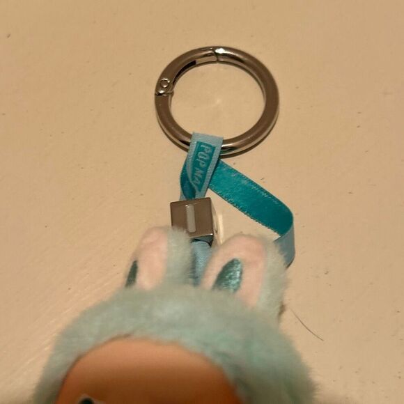 Authentic PopMart Labubu The Monsters Pin for Love Series “I” Aqua Plush Pendant - Picture 4 of 14